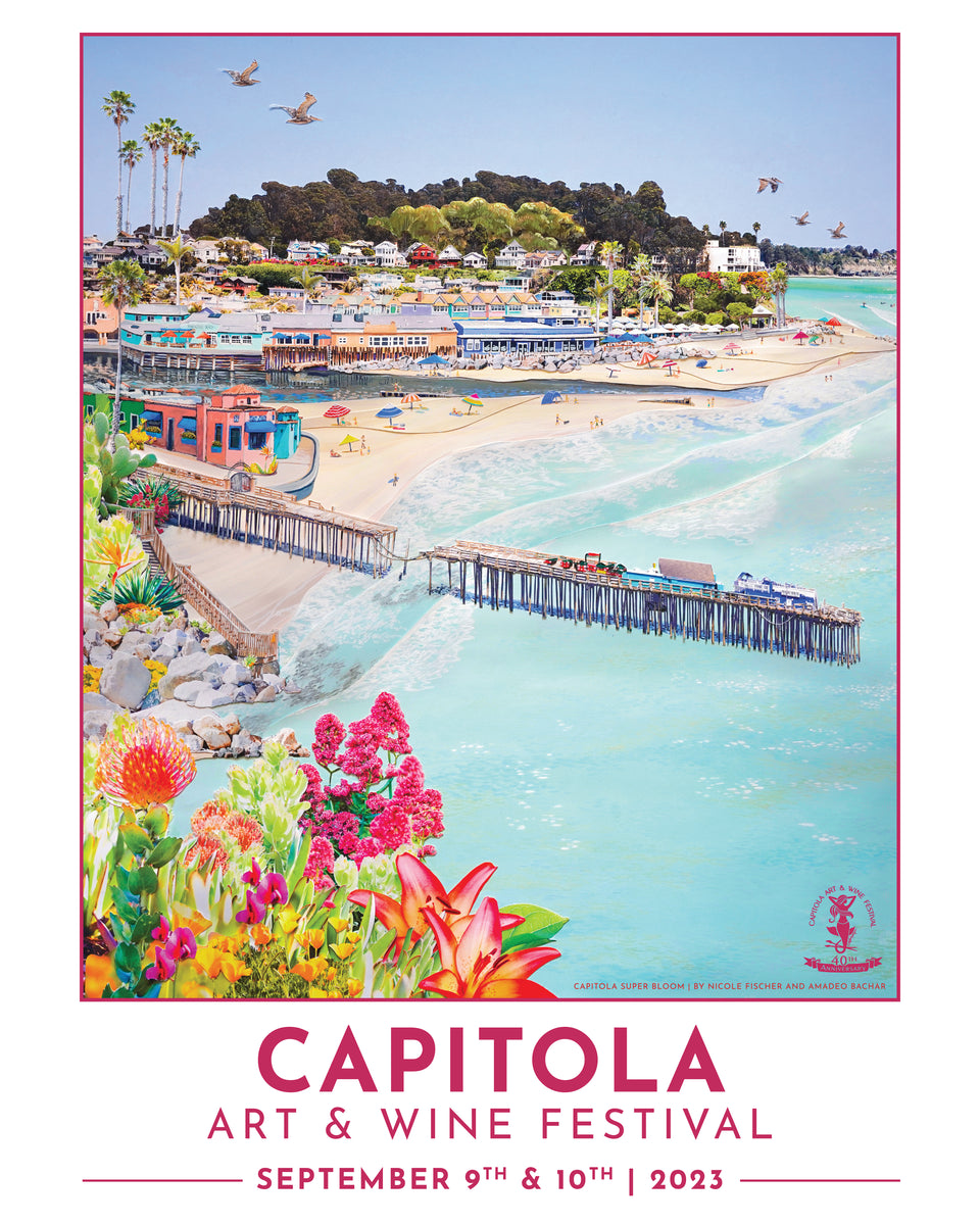 2025 Capitola art and Wine Rolled Poster Rootstock Artisan Collective